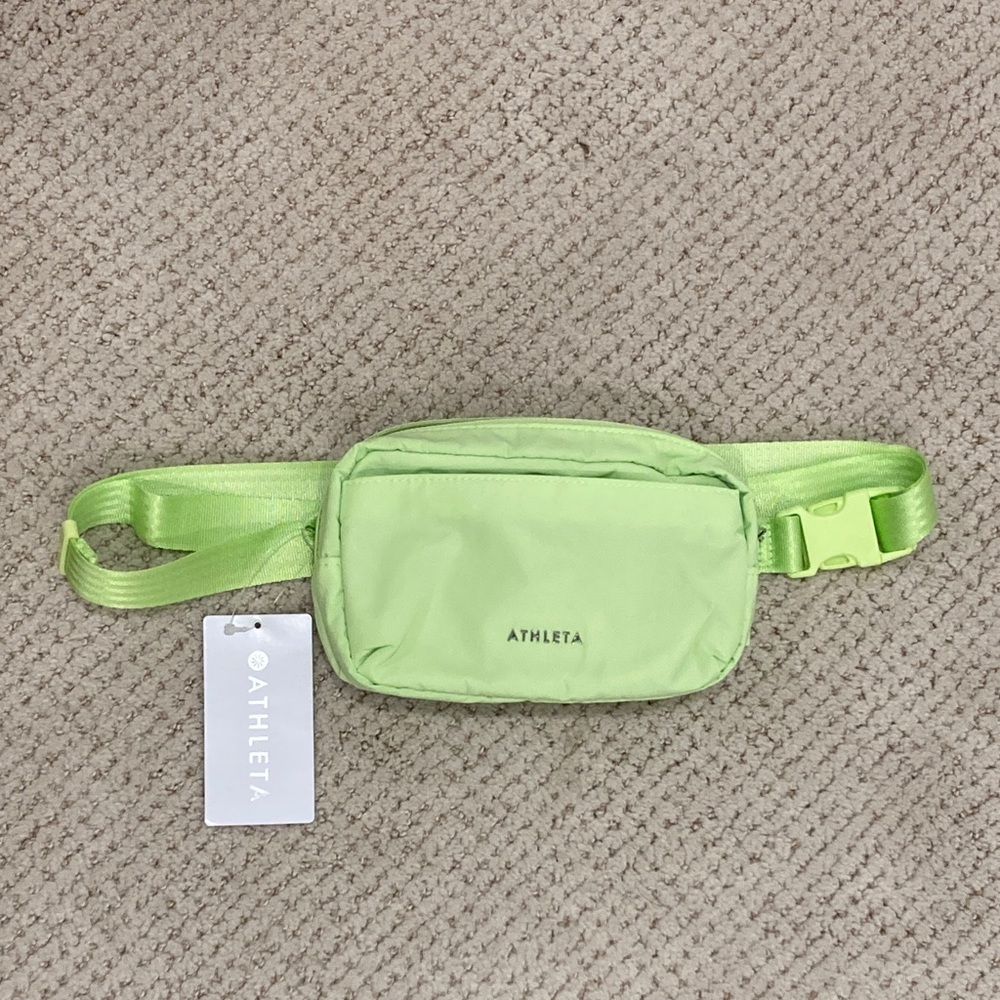 Athleta Light Green Belt Bag NWT